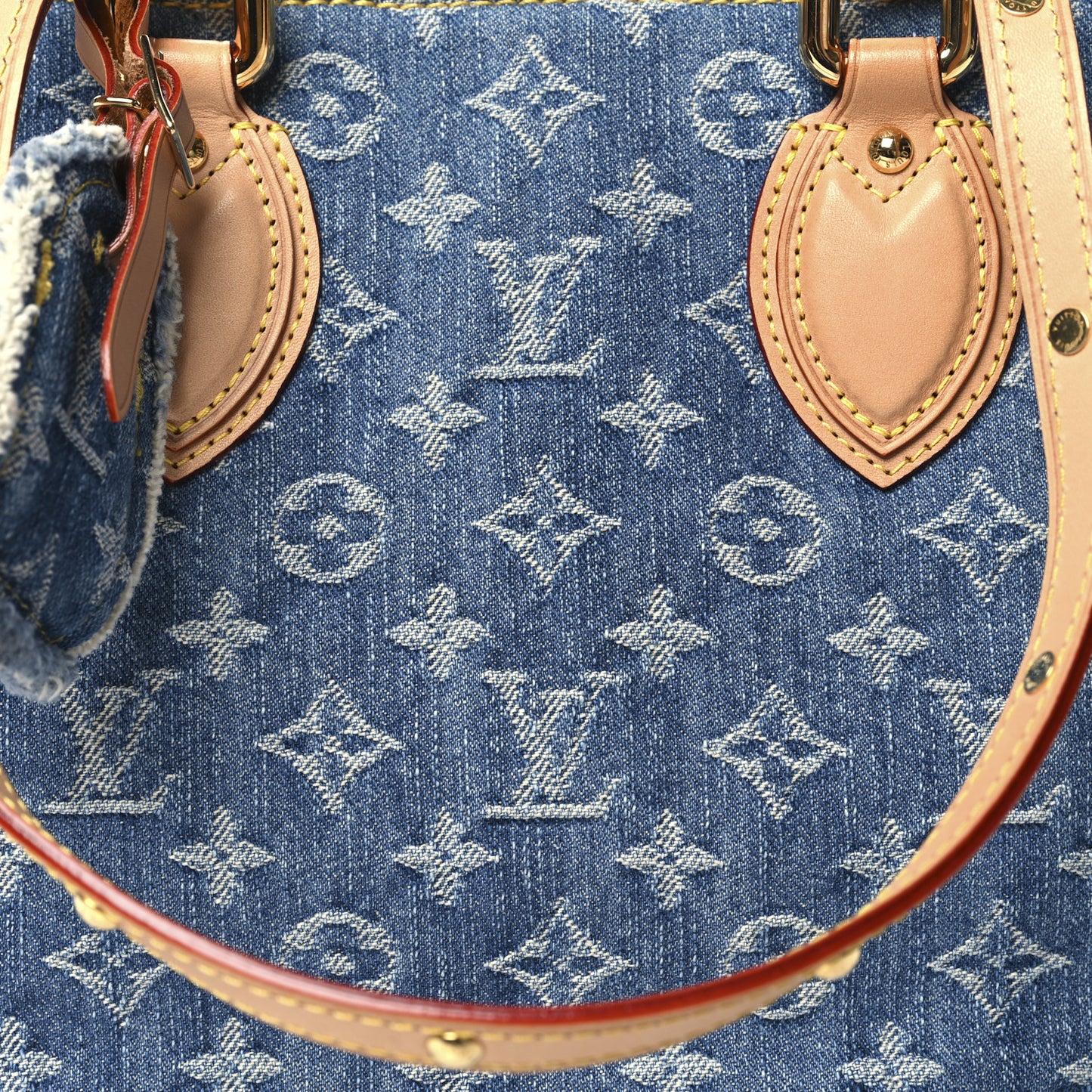 Monogram Denim Onthego MM  Blue