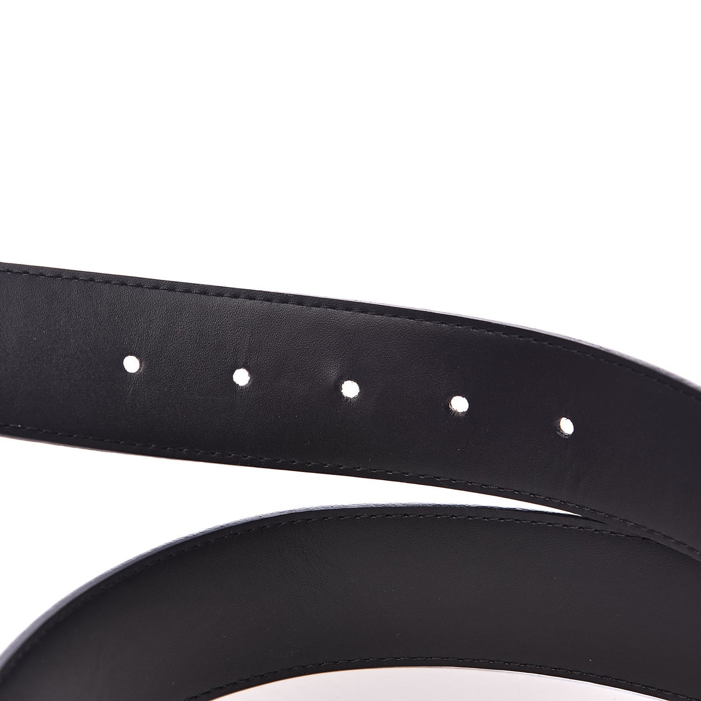 Calfskin Monogram 30mm LV Initiales Reversible Belt 85 34 Black