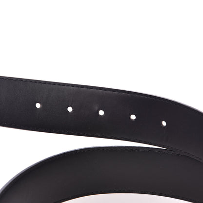 Louis Vuitton Calfskin Monogram 30mm LV Initiales Reversible Belt 85 34 Black 4 of 6
