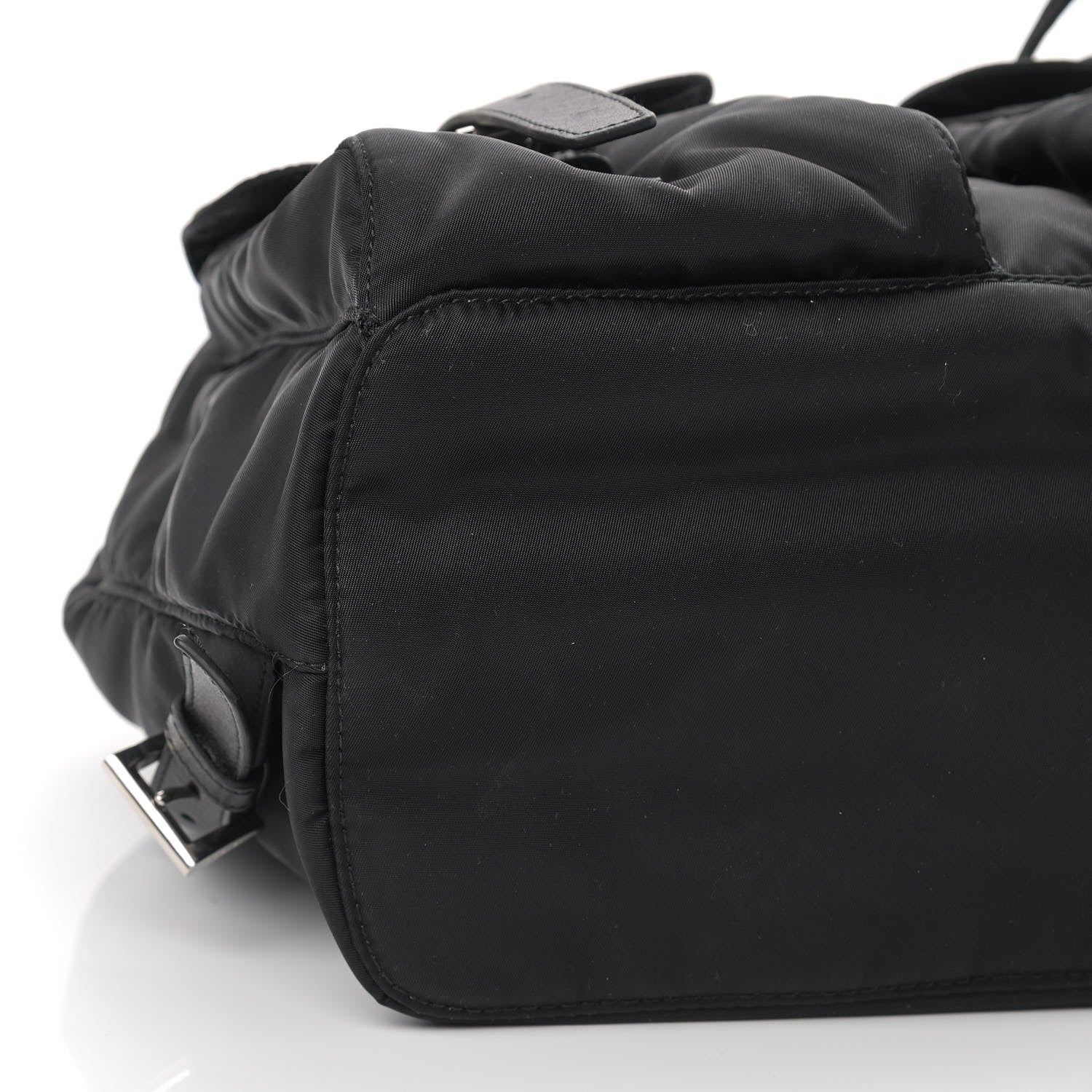 Prada Nylon Vela Medium Backpack Black 8 of 9