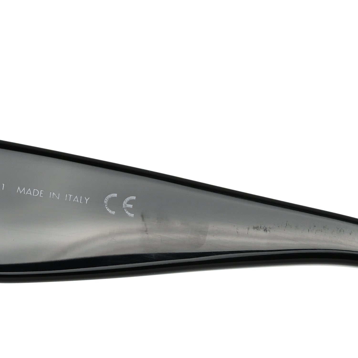 Celine Acetate Polarized Cat Eye Sunglasses CL4004IN Havana Black 7 of 9