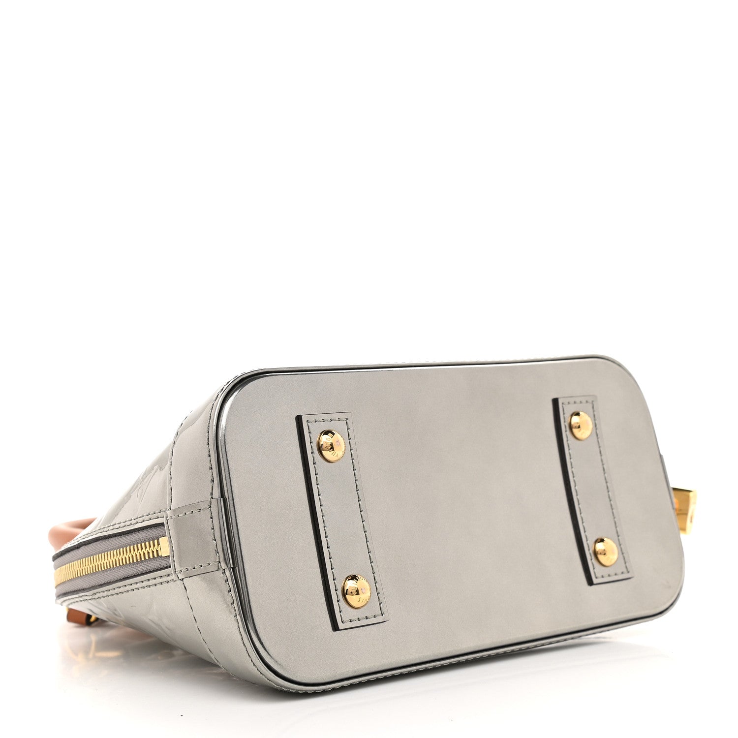 Louis Vuitton Vernis Alma BB Gris Metal 4 of 9