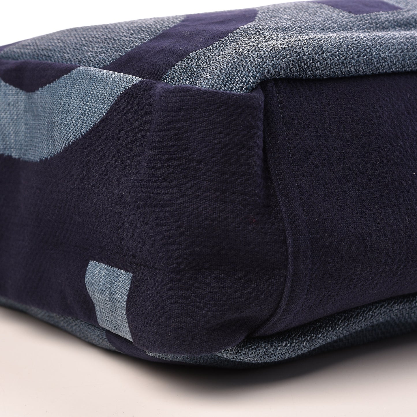 Canvas Large Shopping Tote Dark Blue
