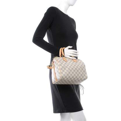 Louis Vuitton Damier Azur Speedy Bandouliere 25 2 of 8