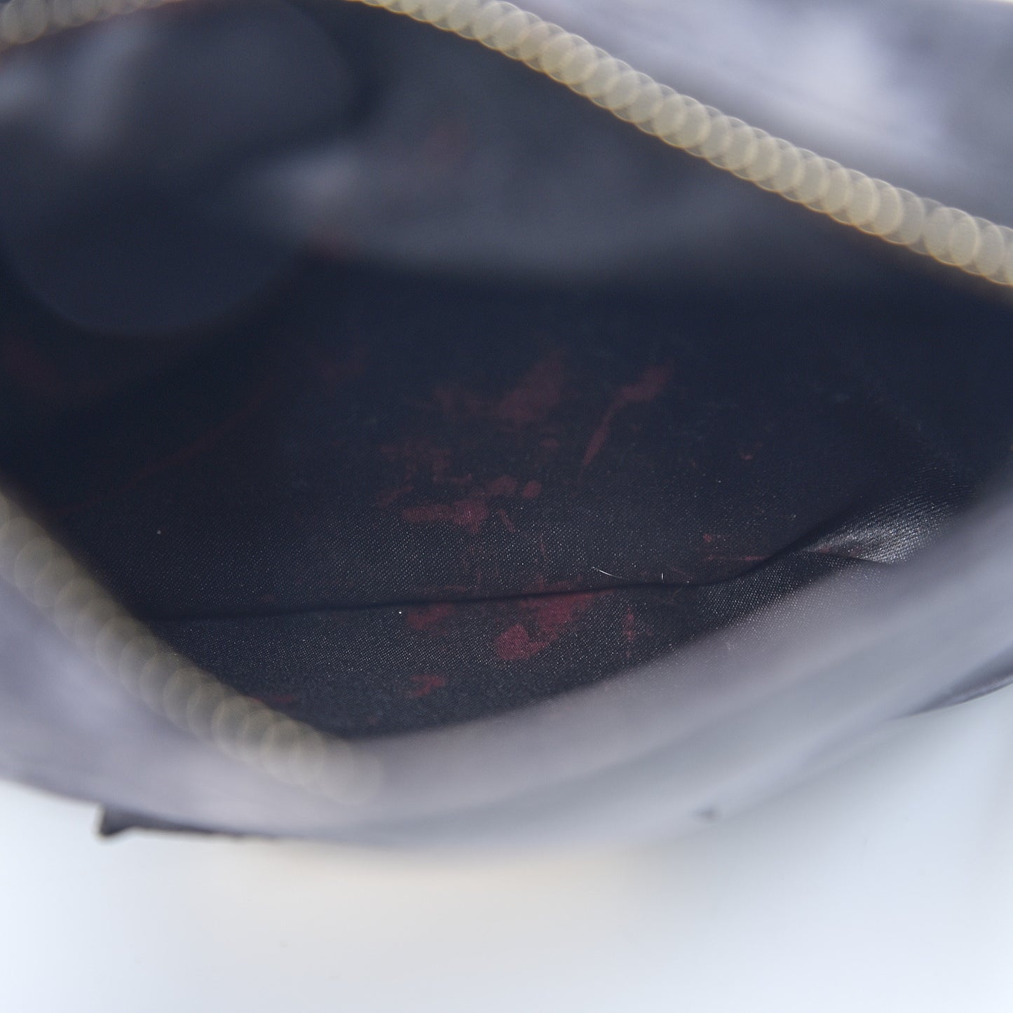 Nylon Floral Crossbody Dark Grey