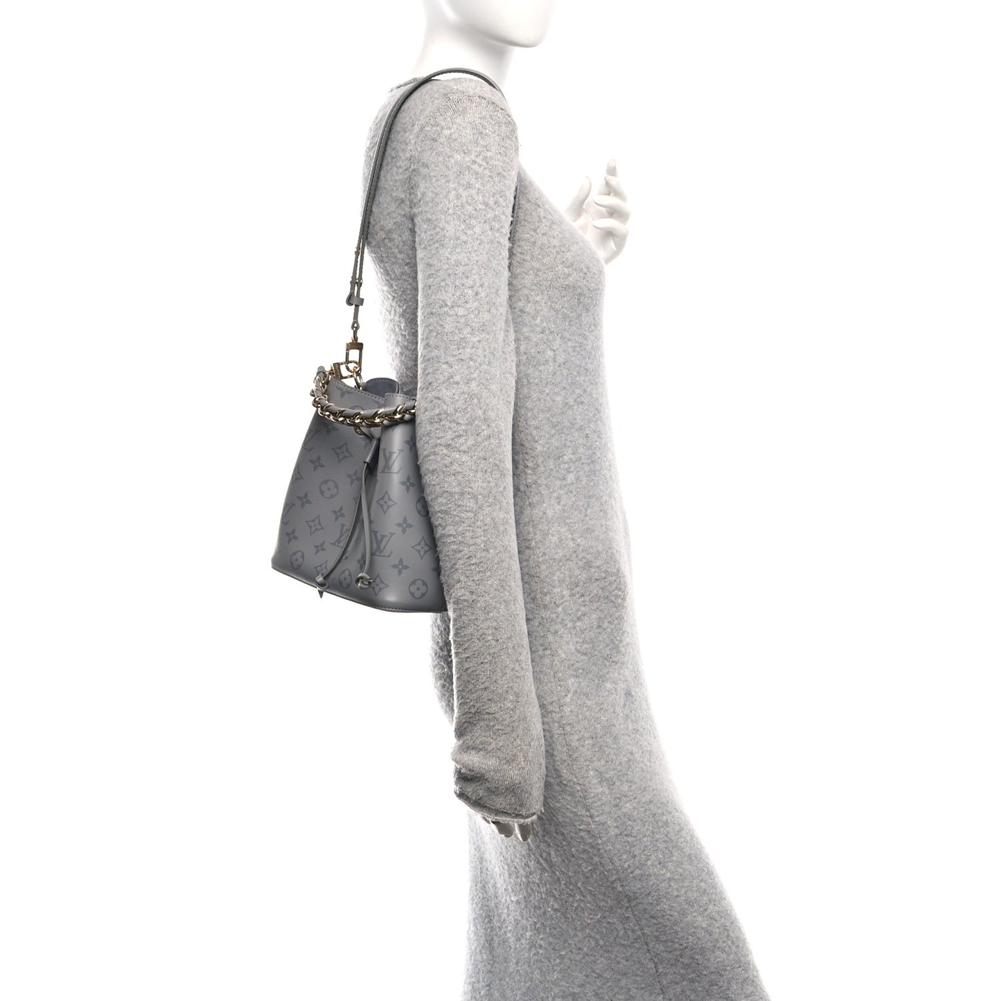 Monogram Ink Braided Neonoe BB Trianon Gray