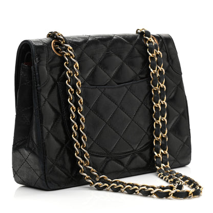 Chanel Lambskin Quilted Small Double Flap Bag Black 3 of 12