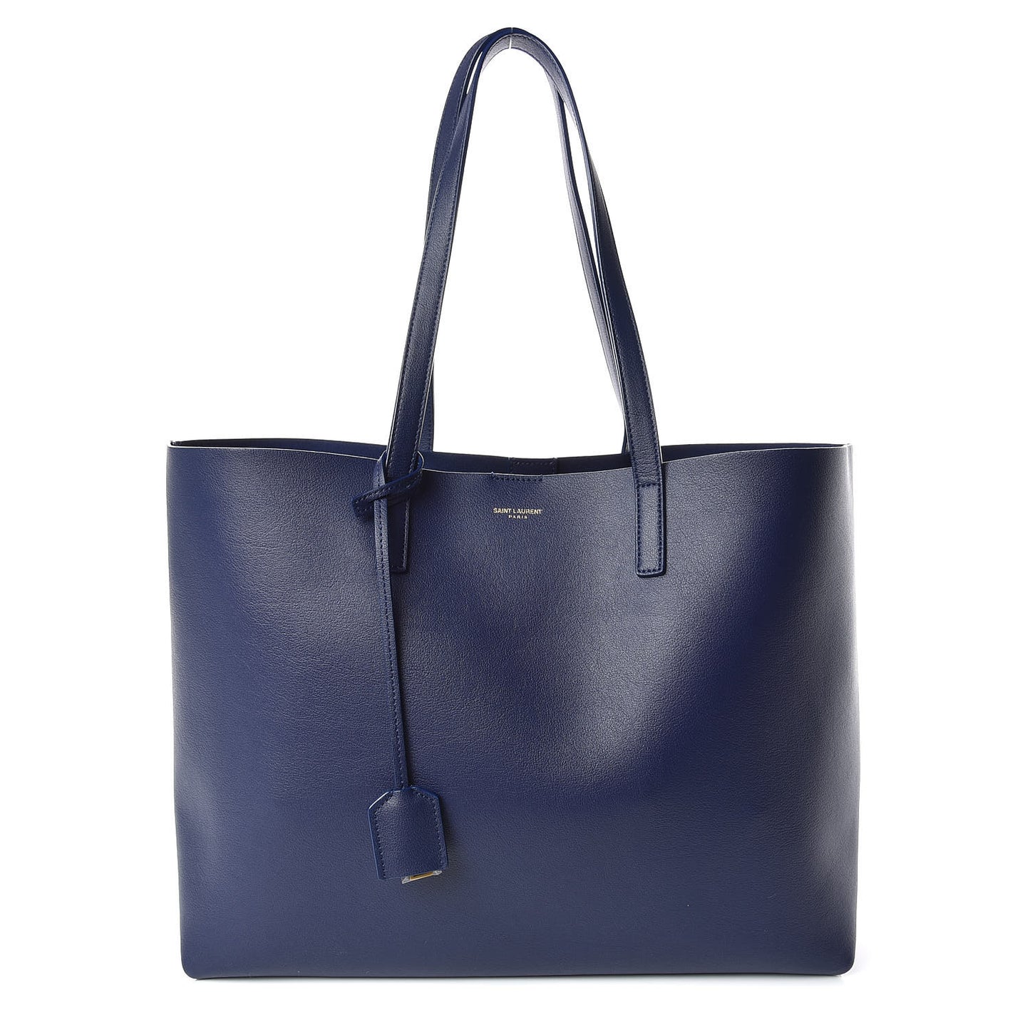 Calfskin Large Shopping Tote Saphir