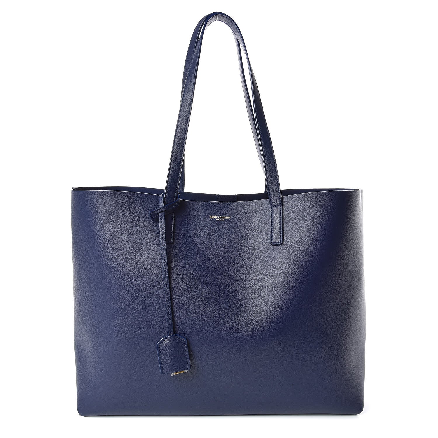 Saint Laurent Calfskin Large Shopping Tote Saphir 3 of 10