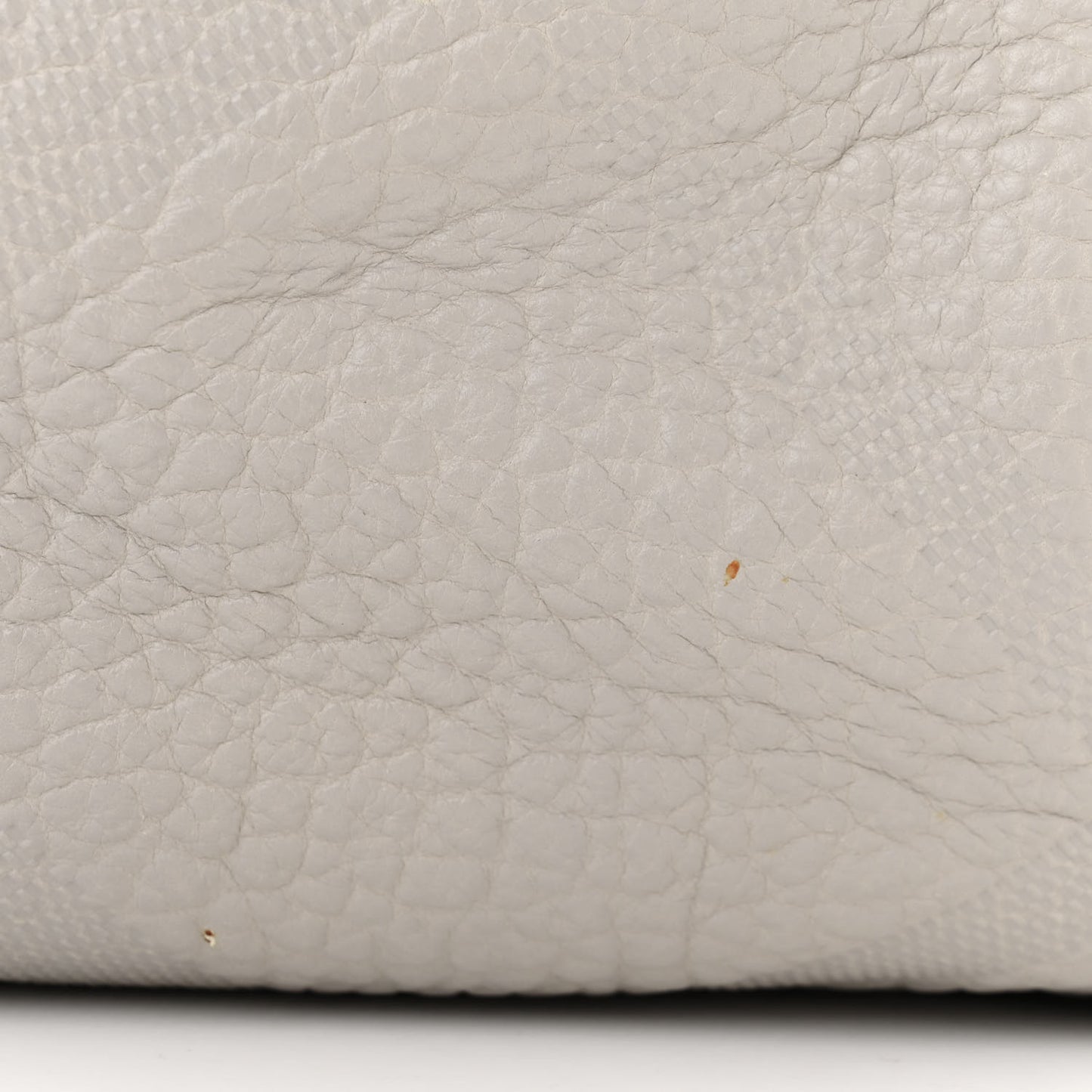 Heritage Grain Check Embossed Medium Lindburn Hobo Stone White
