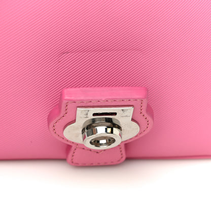 Burberry Trench Calfskin Mini DK88 Top Handle Bag Rose Pink 8 of 10