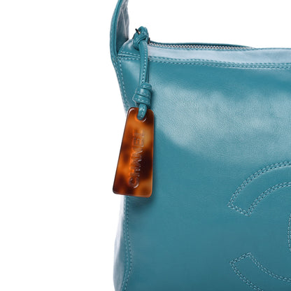 Chanel Lambskin CC Shoulder Bag Blue 11 of 11