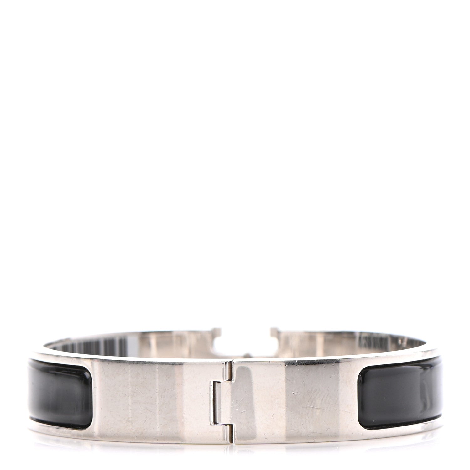 Hermes Enamel Narrow Clic Clac H Bracelet PM Black 3 of 8