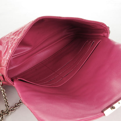 Christian Dior Patent Cannage New Lock Pouch Pink 5 of 7