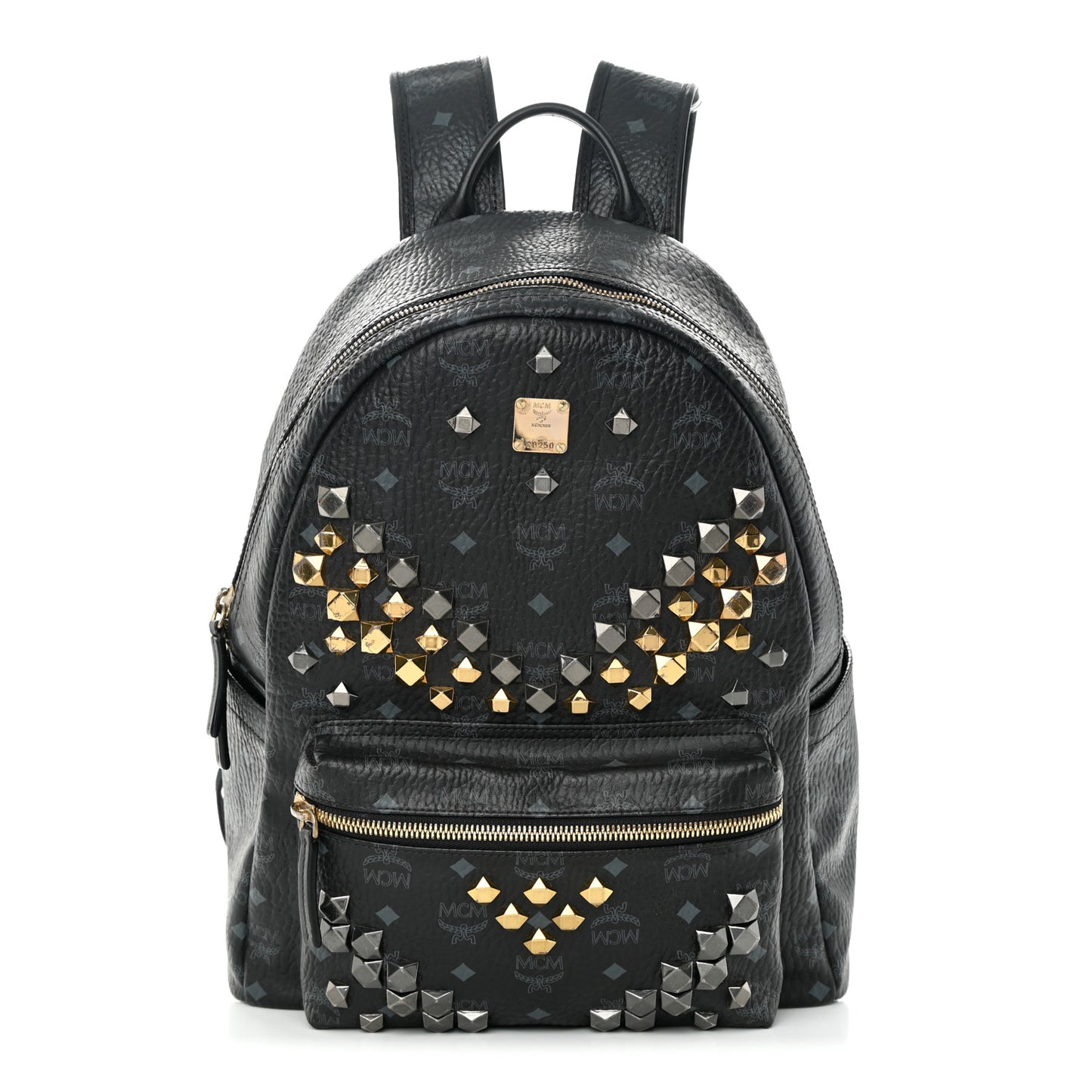 Visetos Studded Medium Stark M Backpack Black