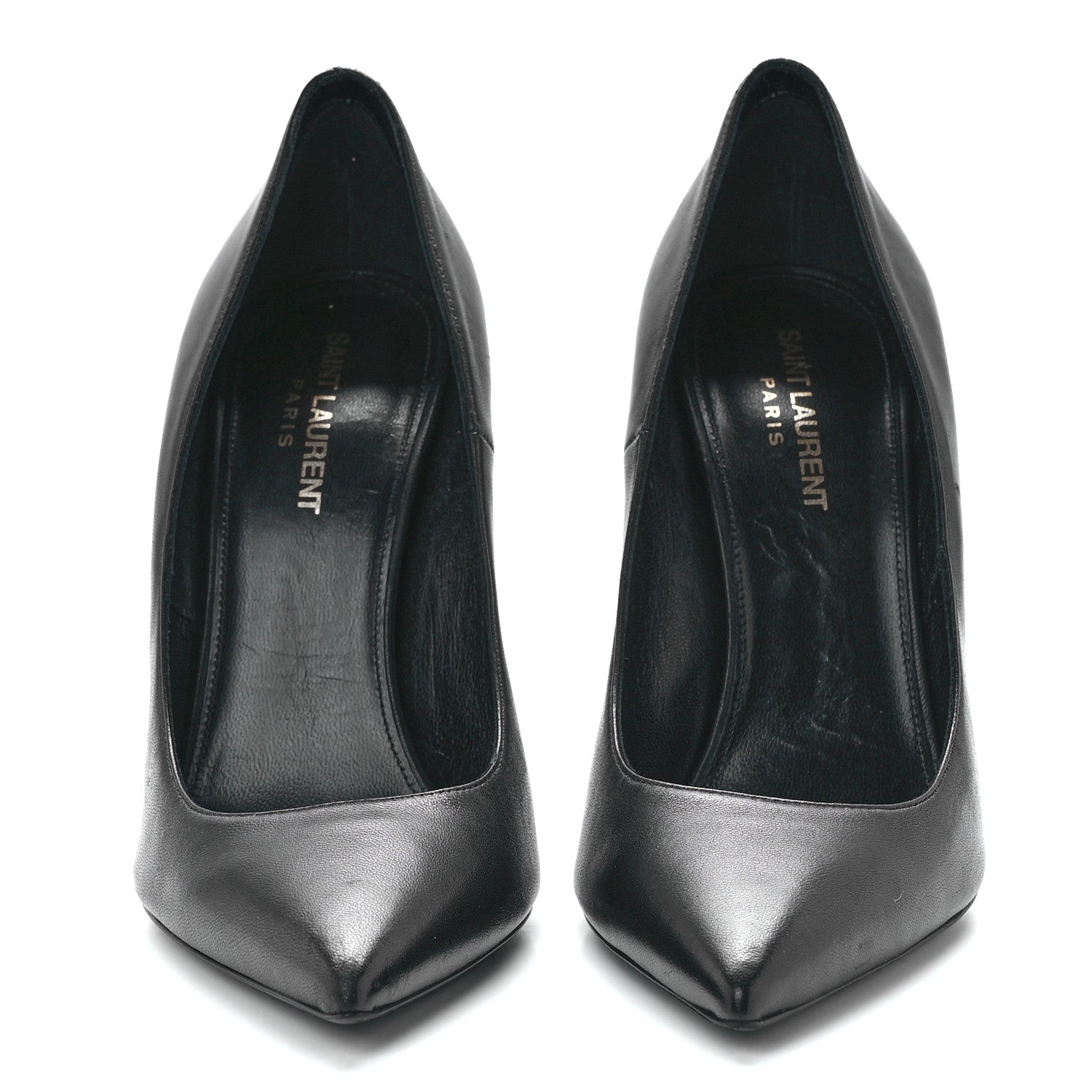 Saint Laurent Calfskin Opyum 110 Pumps 39.5 Black 2 of 9