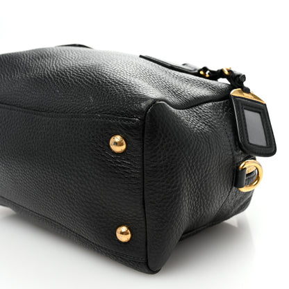 Prada Vitello Daino Bauletto Black 10 of 10