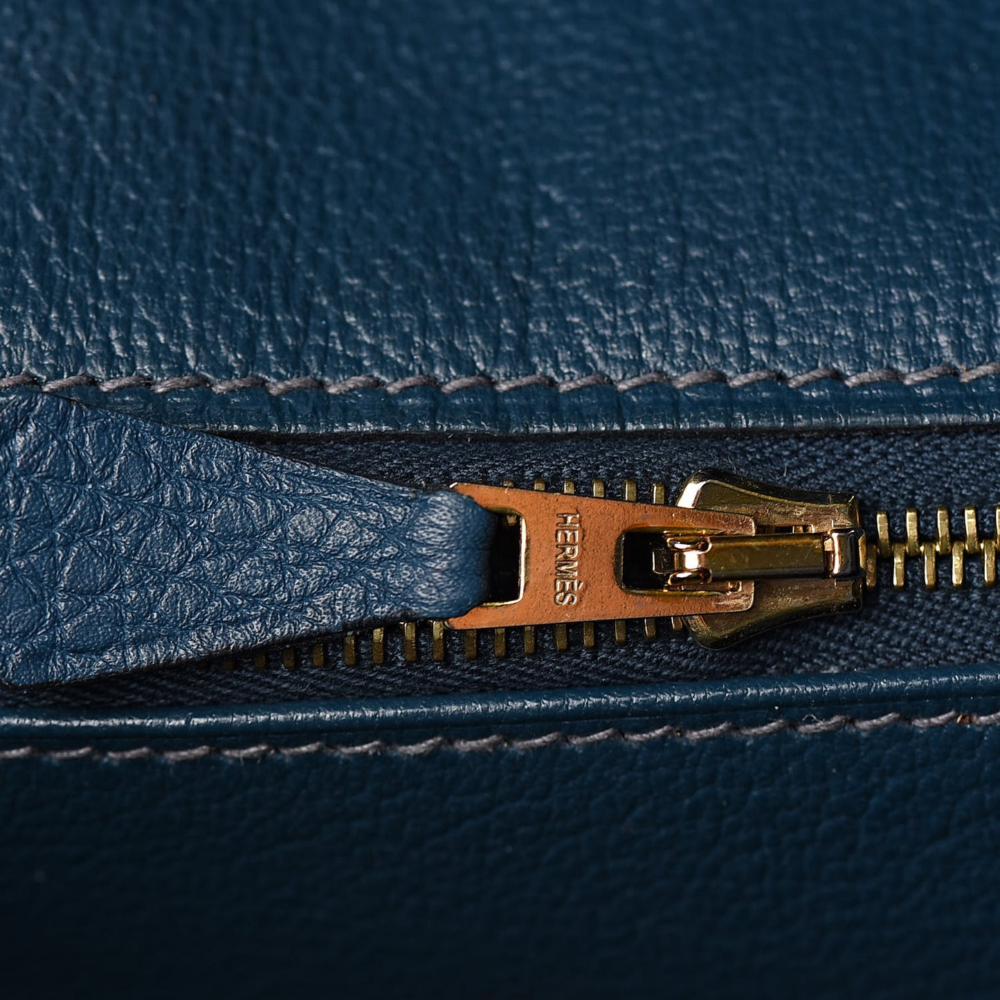 Togo Birkin 35 Bleu De Prusse