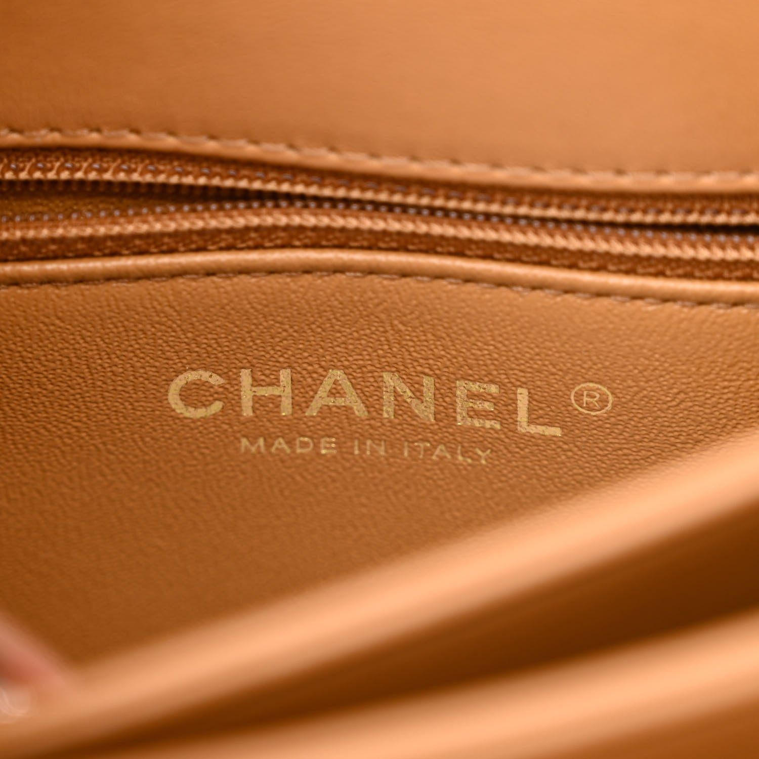 Chanel Lambskin Quilted Small Trendy CC Flap Dual Handle Bag Camel 6 of 11