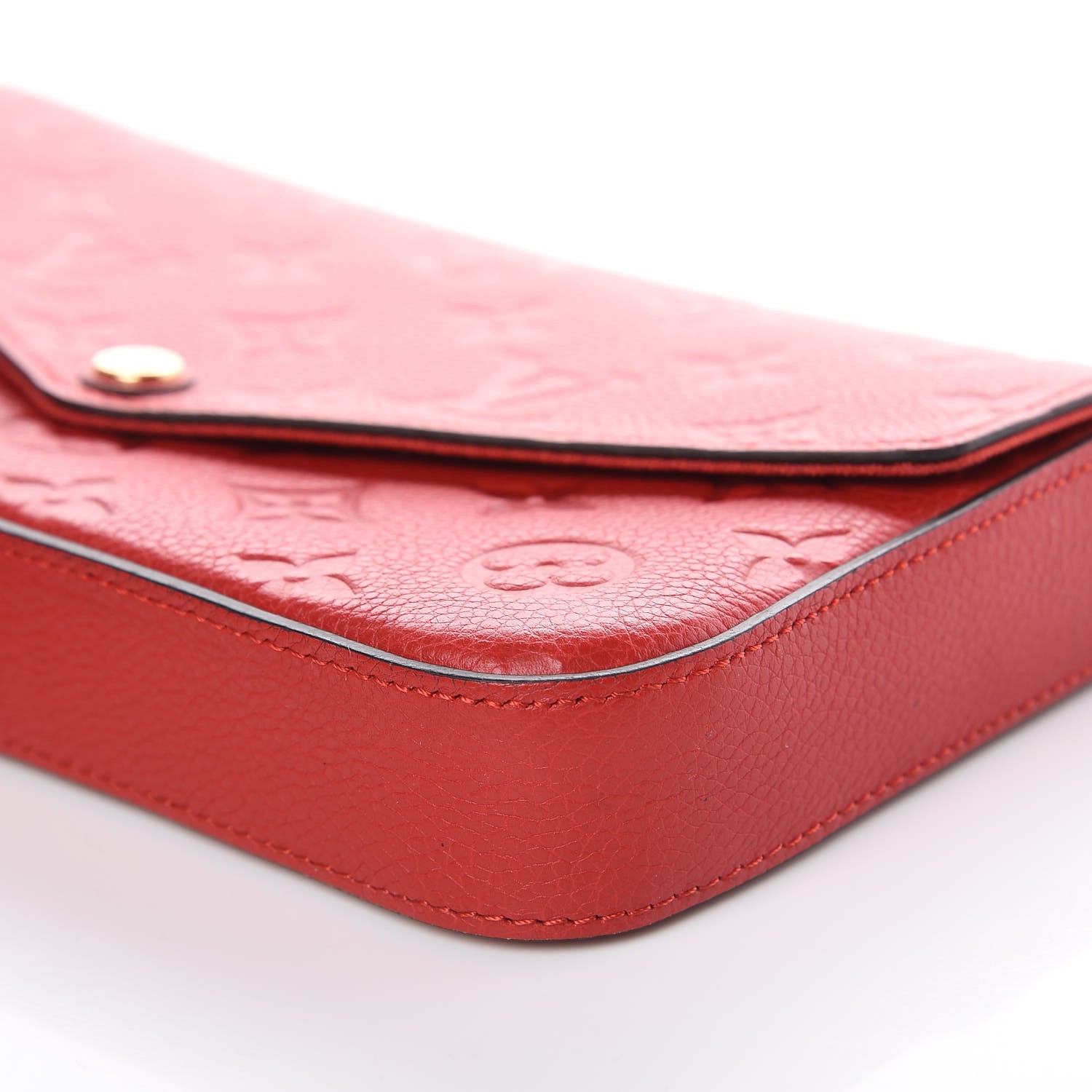 Louis Vuitton Empreinte Pochette Felicie Chain Wallet Cherry 12 of 13