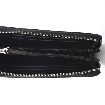 Chanel Caviar Quilted Small Gusset Zip Around Wallet Black 5 of 11