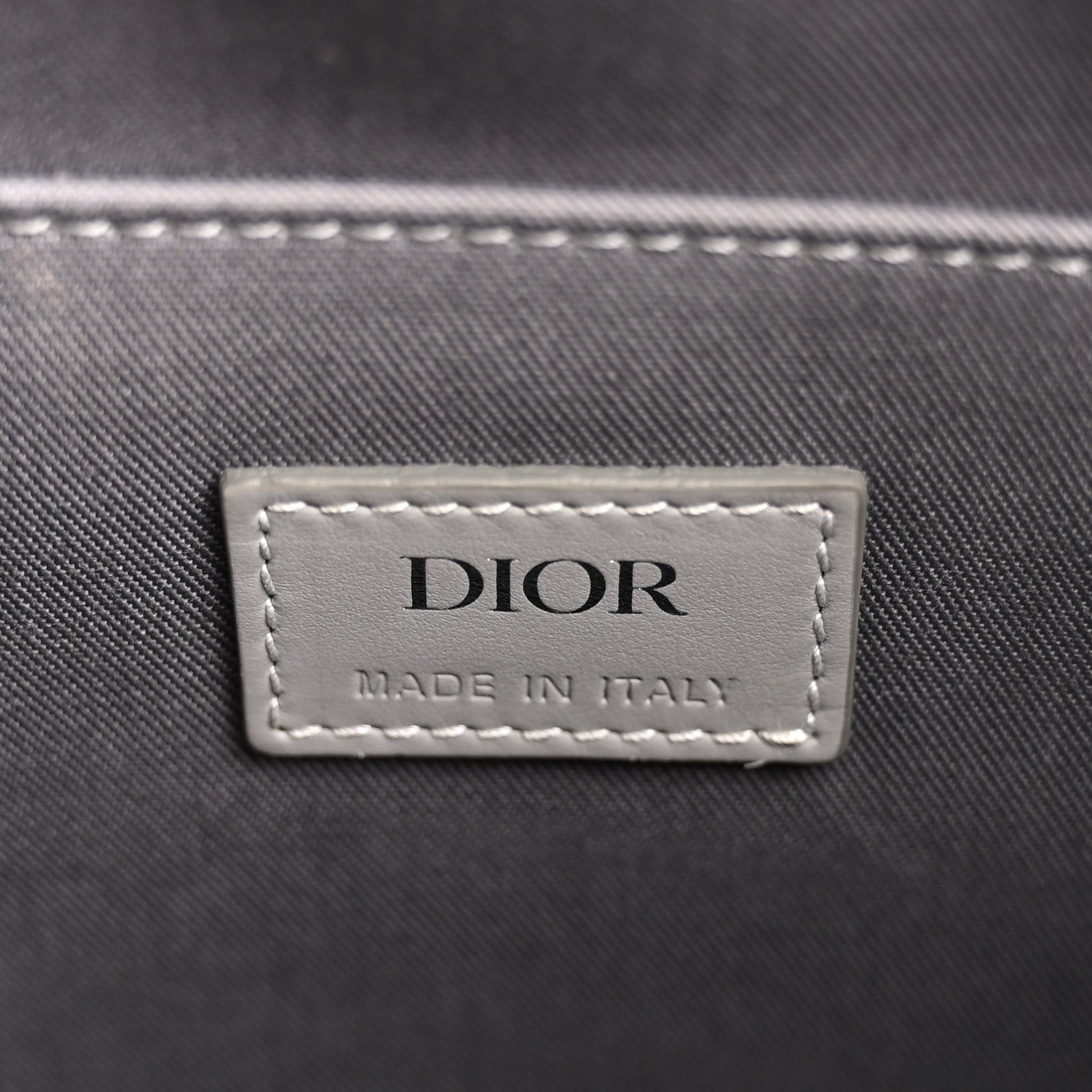 Christian Dior Coated Canvas CD Diamond Hit The Road Messenger Grey 6 of 10
