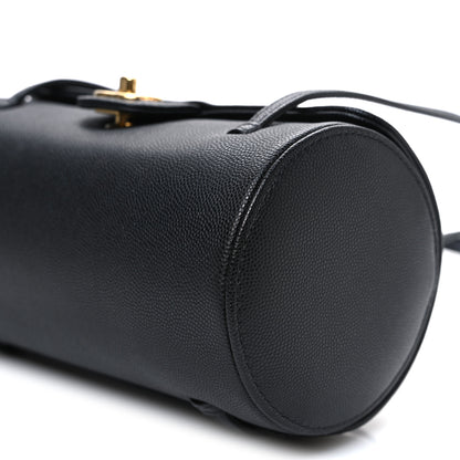 Chanel Shiny Caviar Preppy Coco Small Bowling Bag Black 10 of 11