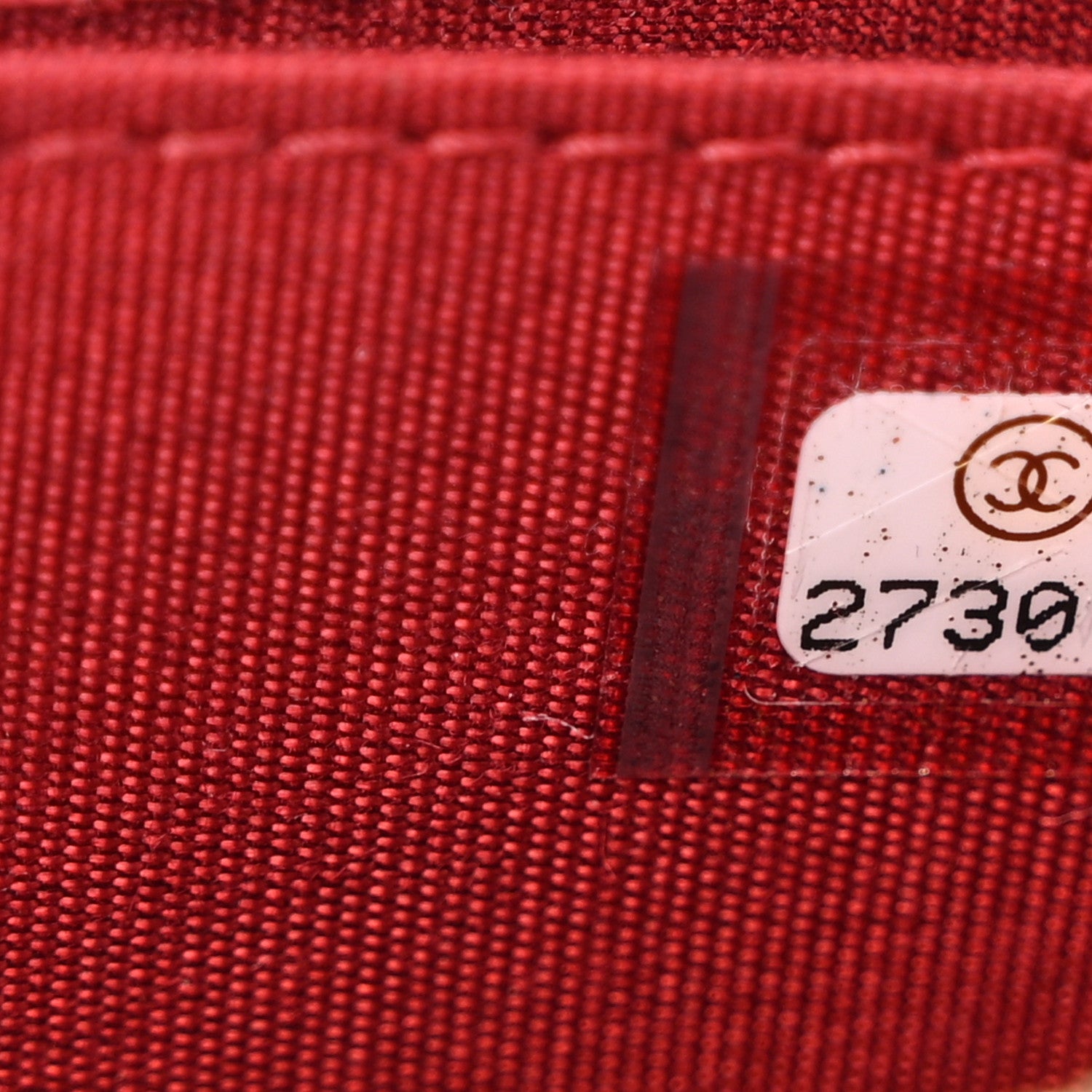 Chanel Caviar Quilted Filigree Zip Around Coin Purse Red 7 of 9