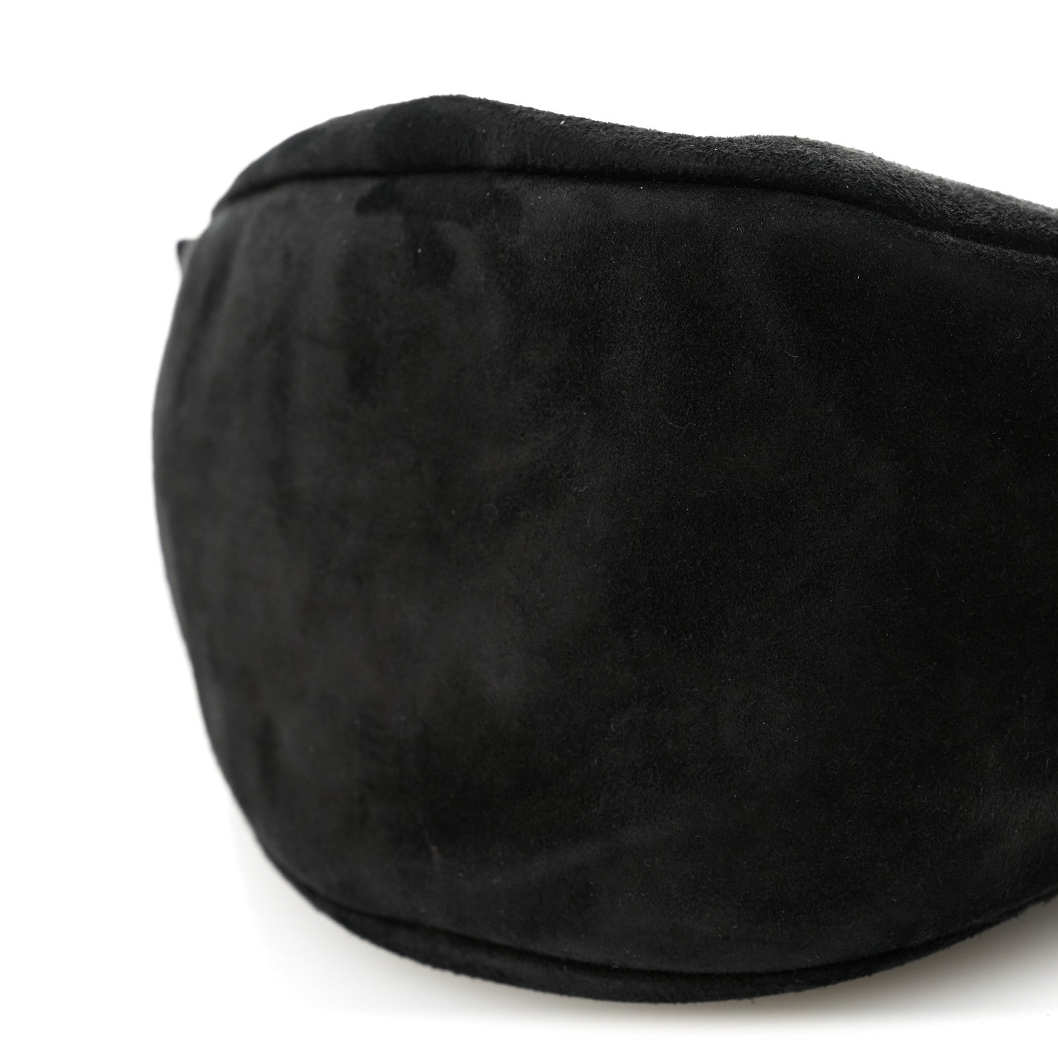 The Row Suede Small Slouchy Banana Bag Black 11 of 11