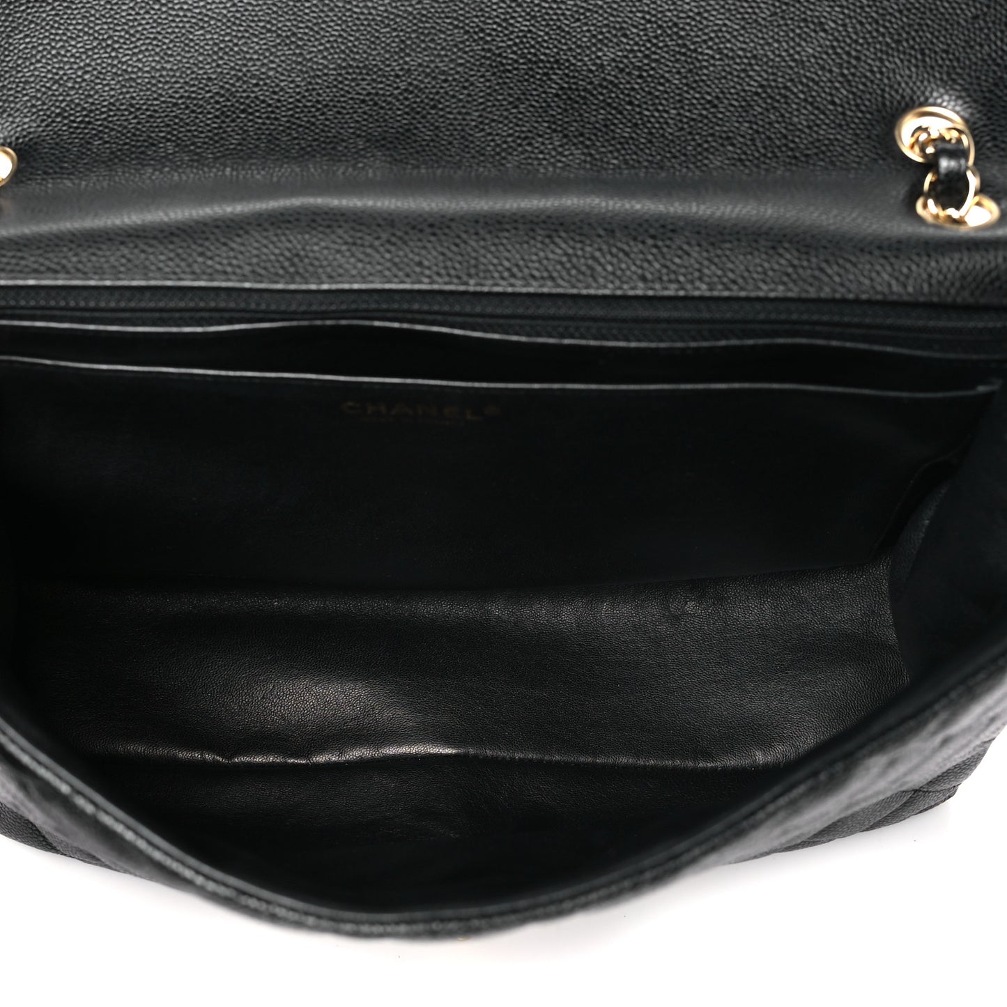 Caviar Maxi Single Flap Black