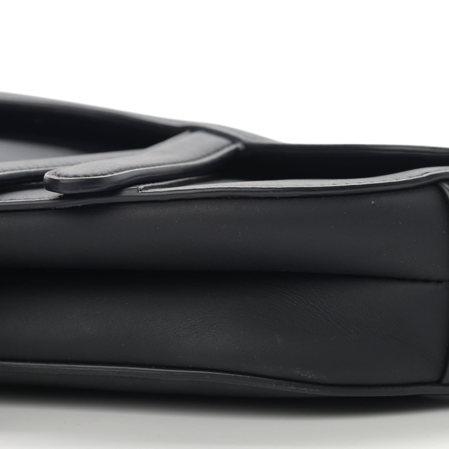 Christian Dior Ultra Matte Calfskin Mini Saddle Bag Black 9 of 9