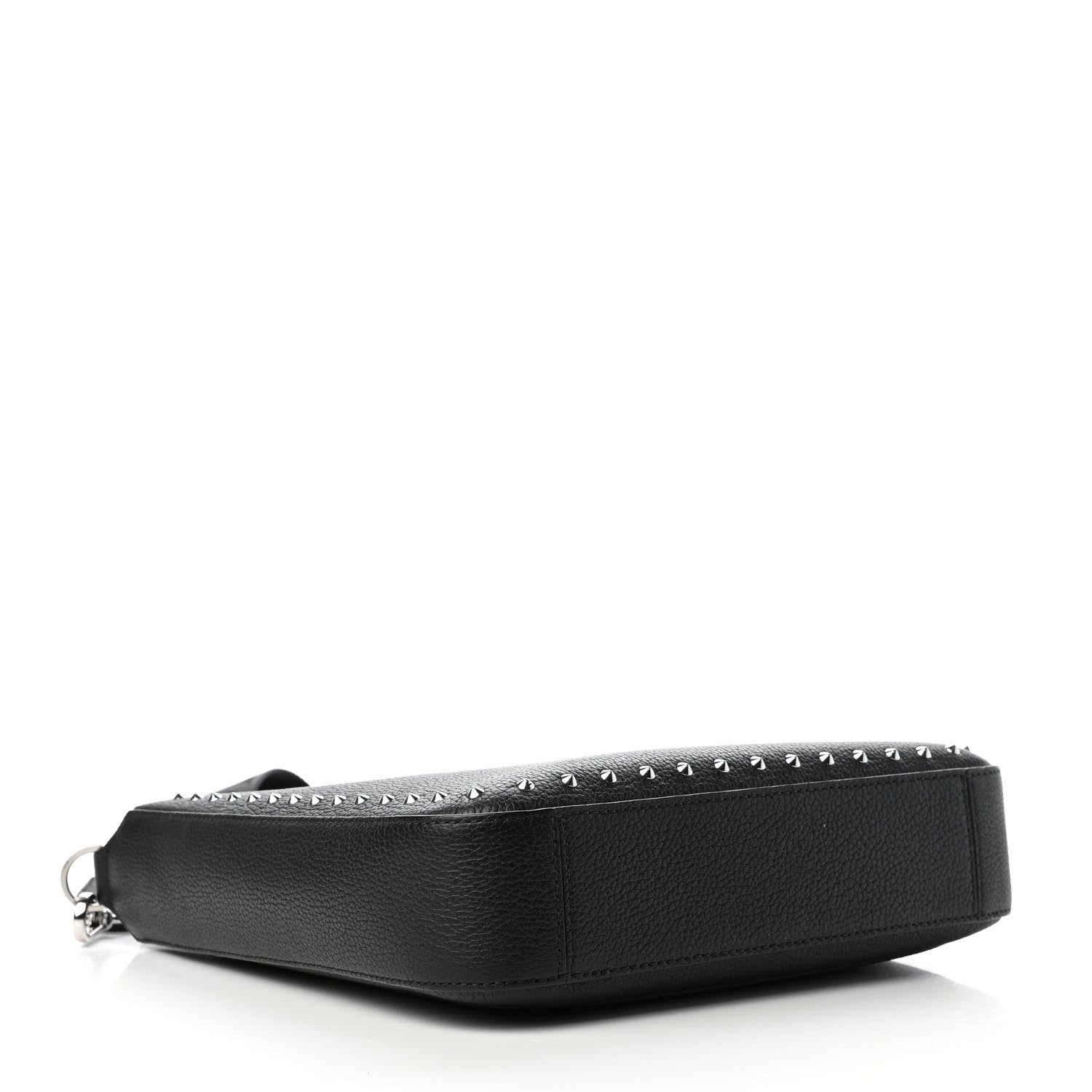 MCM Grained Calfskin Medium Kaison Park Avenue Stud Crossbody Bag Black 4 of 9