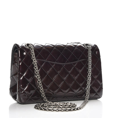 Chanel Patent Quilted 2.55 Reissue 225 Flap Dark Purple 3 of 7