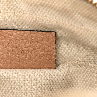 Gucci Pebbled Calfskin Small Soho Disco Bag Camelia 7 of 19