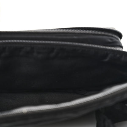 Prada Tessuto Nylon Double Pocket Belt Bag Black 6 of 10