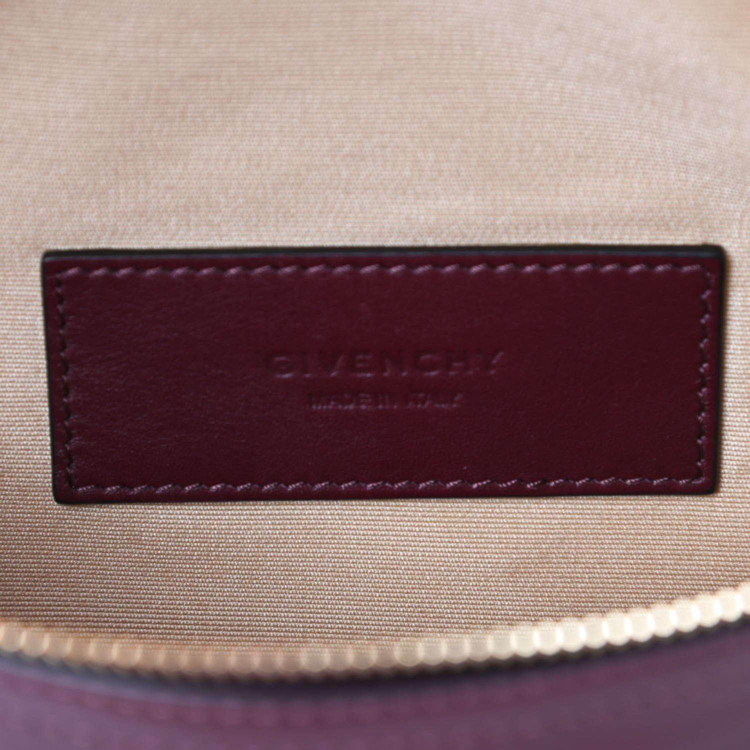 Givenchy Calfskin Whip Belt Bag Aubergine 6 of 10