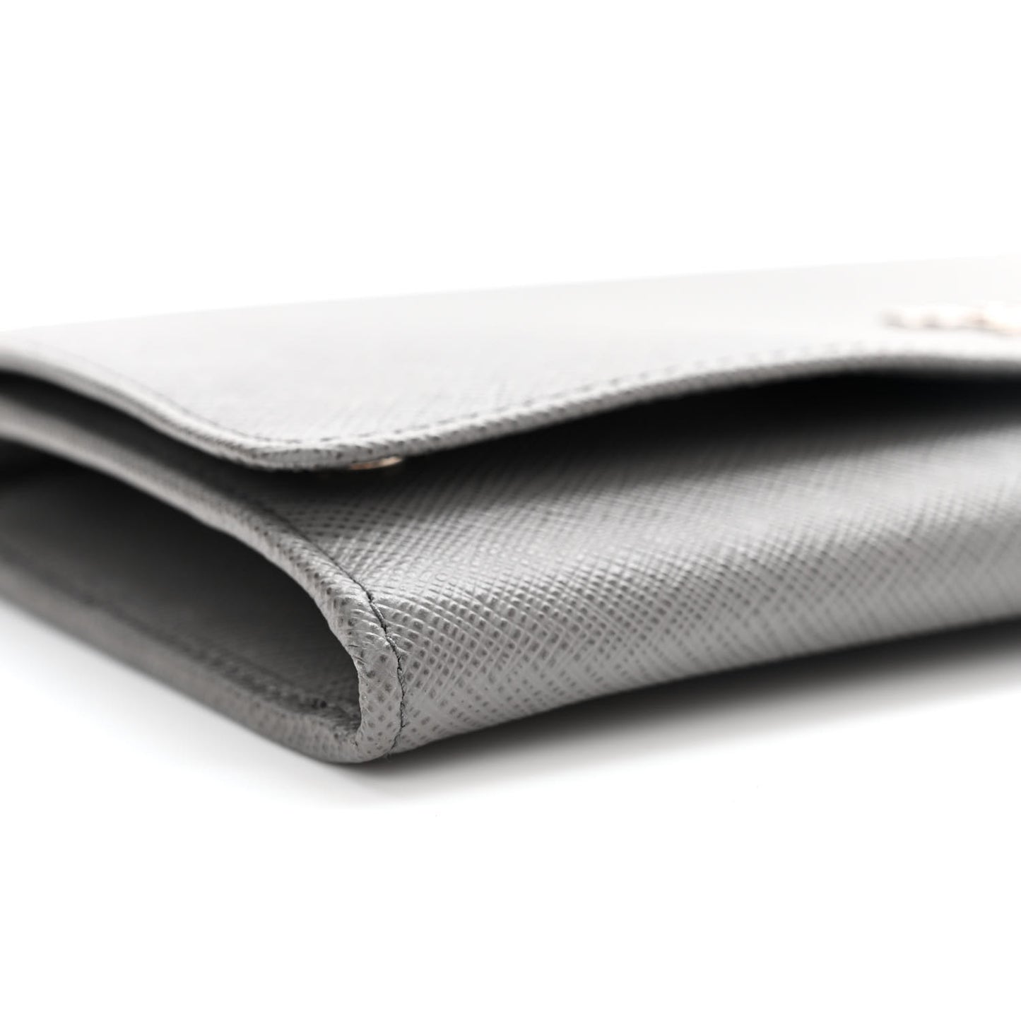 Saffiano Metal Oro Chain Wallet Marmo
