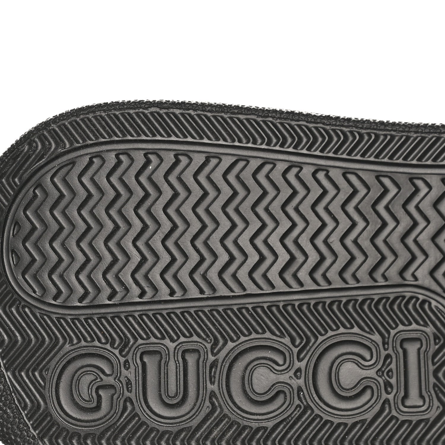 Gucci Calfskin GG Tennis Embossed Perforated Mens Interlocking G 55mm Sneakers 11.5 Black 9 of 10