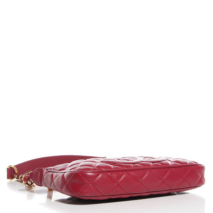Chanel Caviar Quilted Shoulder Bag Red 4 of 7