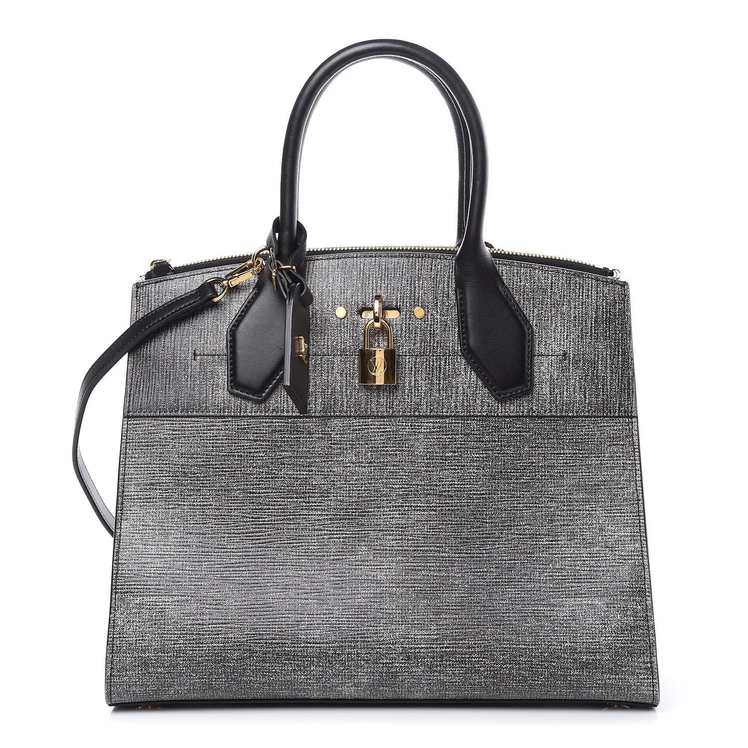 Louis Vuitton Epi Jean City Steamer MM Gray 1 of 9