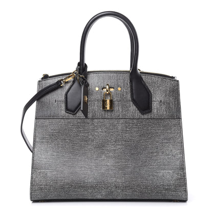 Louis Vuitton Epi Jean City Steamer MM Gray 1 of 9