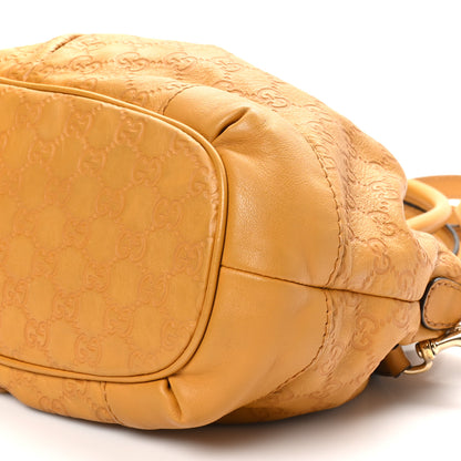 Gucci Guccissima Medium Sukey Top Handle Bag Yellow 10 of 10