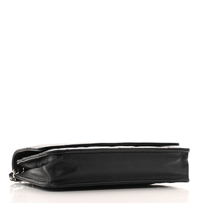 Chanel Caviar Quilted Wallet on Chain WOC Black 4 of 13