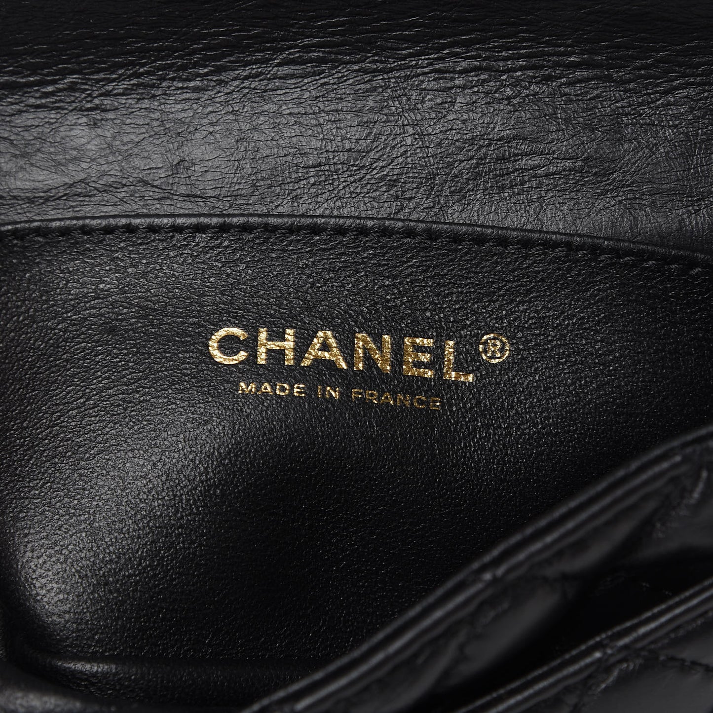 Aged Calfskin Quilted 2.55 Reissue Chain Waist Bag Black