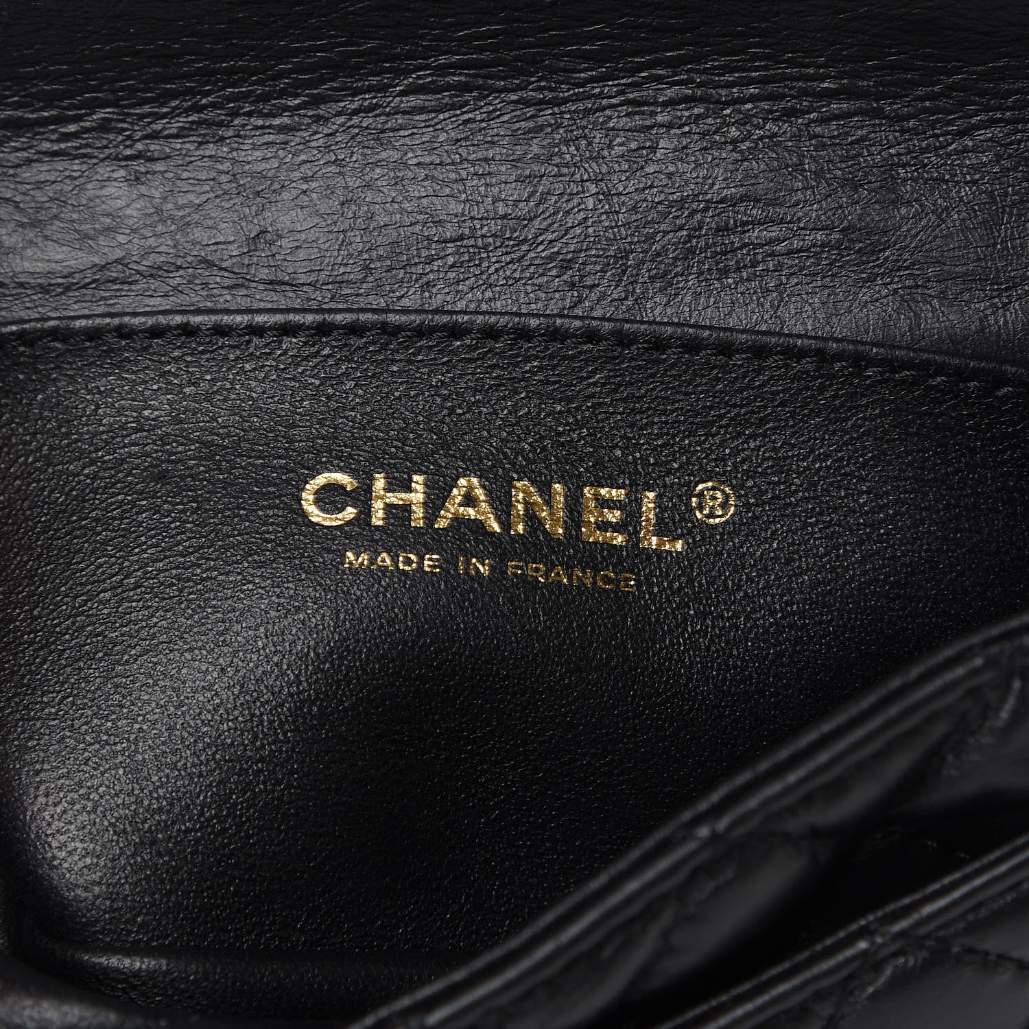 Chanel Aged Calfskin Quilted 2.55 Reissue Chain Waist Bag Black 4 of 9