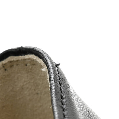Chanel Smooth Lambskin Loafers 40 Black 10 of 11