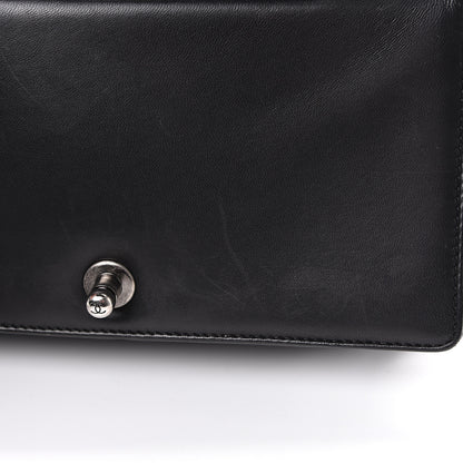 Chanel Lambskin Quilted Medium Boy Flap Black 7 of 15