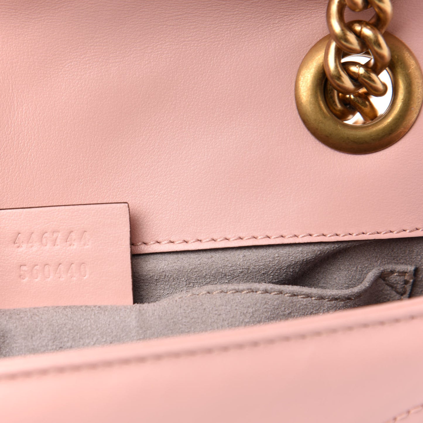 Calfskin Matelasse Mini GG Marmont Shoulder Bag Perfect Pink