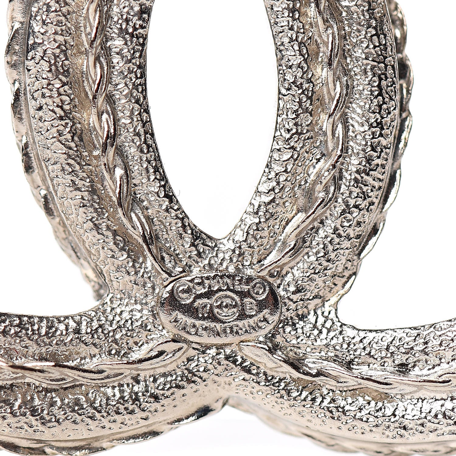 Chanel Crystal CC Brooch Gold Black 4 of 5