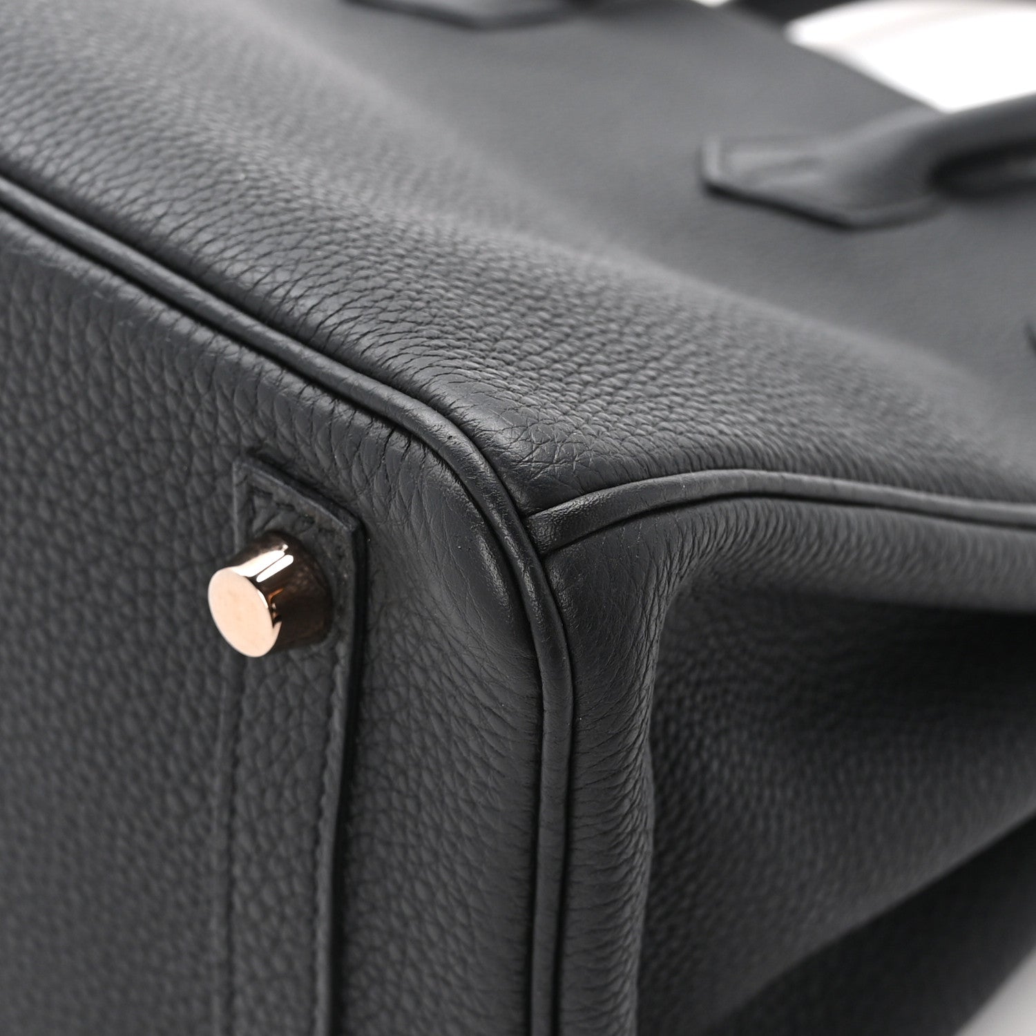Hermes Togo Birkin 25 Black 10 of 12